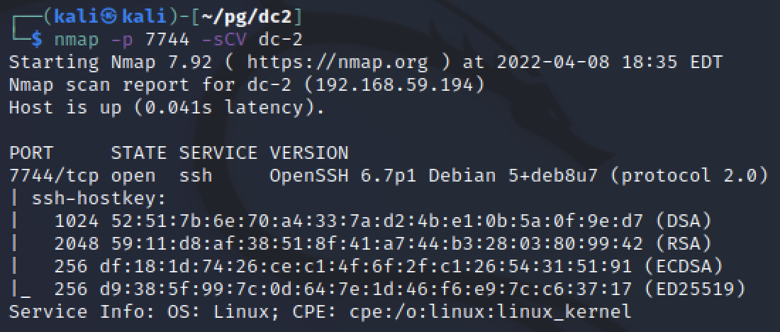 nmap service banner grab